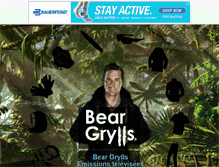 Tablet Screenshot of beargrylls.fr